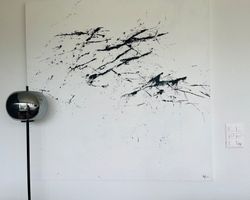 Tableau « Derborence » format XXL 160/160cm